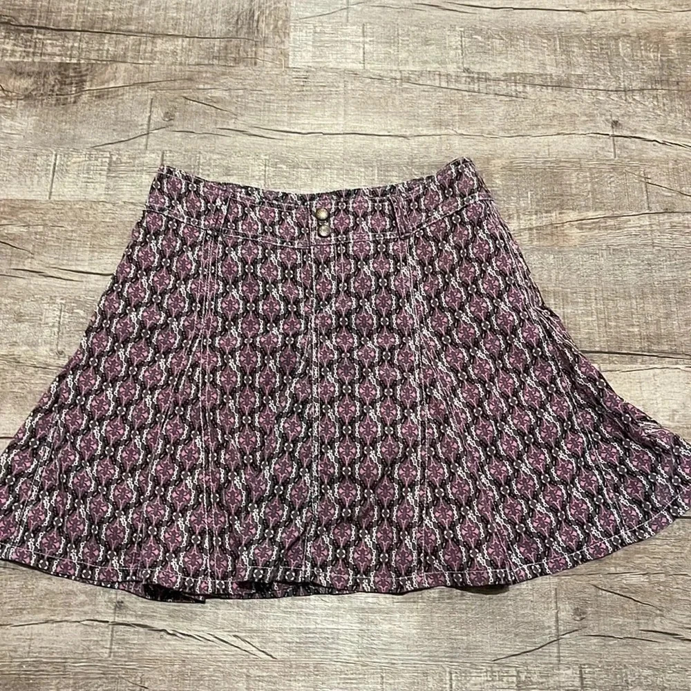 Athleta - Whatever Everyday Lined Skort Skirt - Size 2P - Purple/Grey/Black